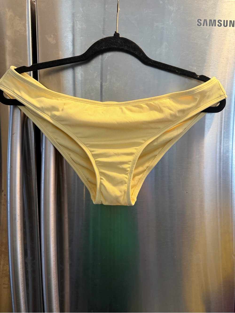 Xhilaration Yellow Ribbed Bikini Bottom